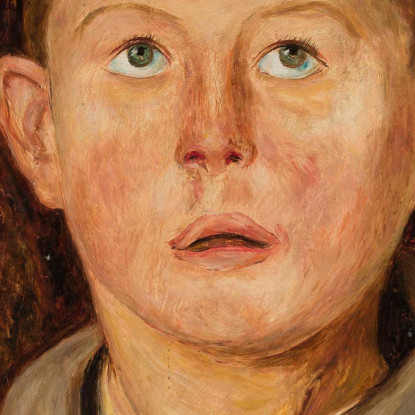 Testa Di Un Ragazzo Con Colletto Sbottonato Tadeusz Makowski tmk72 quadro stampato su tela