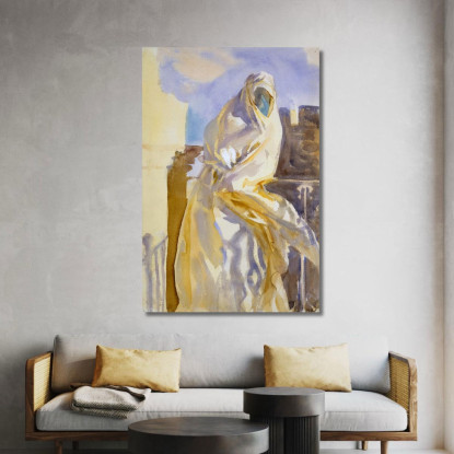 Donna Araba John Singer Sargent jss17 quadro stampato su tela
