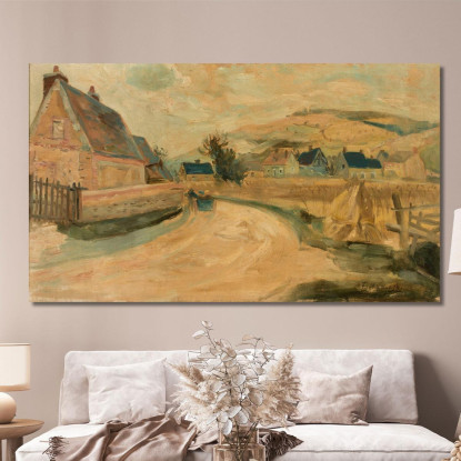 Villaggio Di Merey Tadeusz Makowski tmk121 quadro stampato su tela