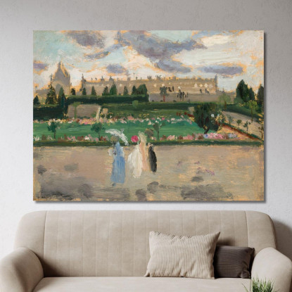 Paesaggio Urbano Esplanade Des Invalides Tadeusz Makowski tmk134 quadro stampato su tela