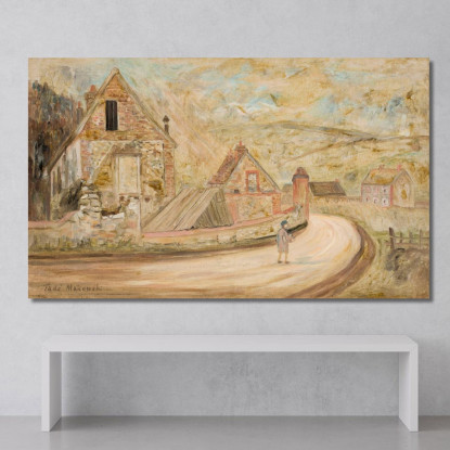 Strada Per Merey Tadeusz Makowski tmk157 quadro stampato su tela