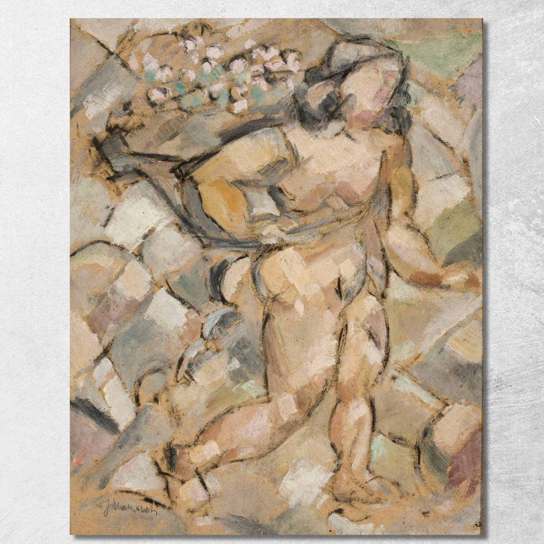 Donna Che Corre Tadeusz Makowski tmk162 quadro stampato su tela Donna Che Corre Tadeusz Makowski tmk162 quadro stampato su tela