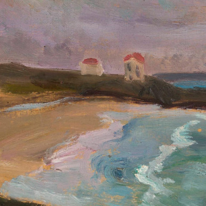 Costa Del Mare Tadeusz Makowski tmk168 quadro stampato su tela