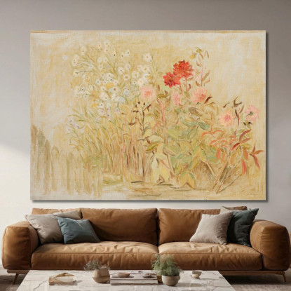 Piccolo Giardino Tadeusz Makowski tmk174 quadro stampato su tela