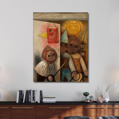 Spadaccini Tadeusz Makowski tmk179 quadro stampato su tela