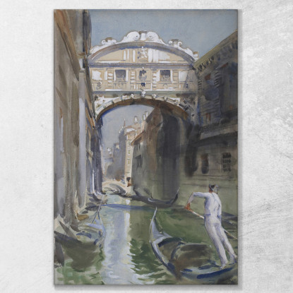 Ponte Dei Sospiri John Singer Sargent jss29 quadro stampato su tela