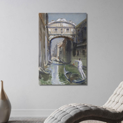 Ponte Dei Sospiri John Singer Sargent jss29 quadro stampato su tela
