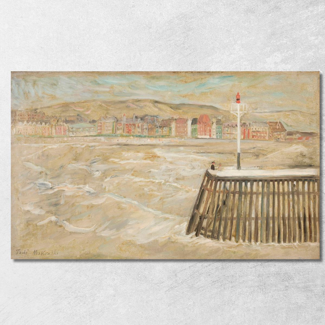 Vista Del Mare Tadeusz Makowski tmk195 quadro stampato su tela Vista Del Mare Tadeusz Makowski tmk195 quadro stampato su tela