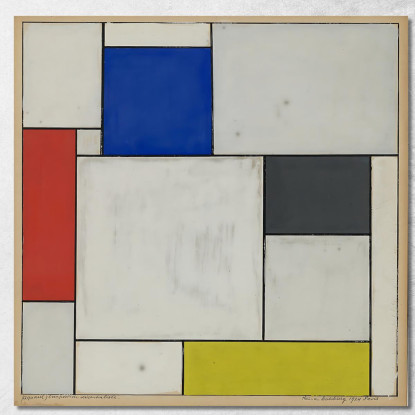 Composizione Xxii Theo van Doesburg tvd1 quadro stampato su tela