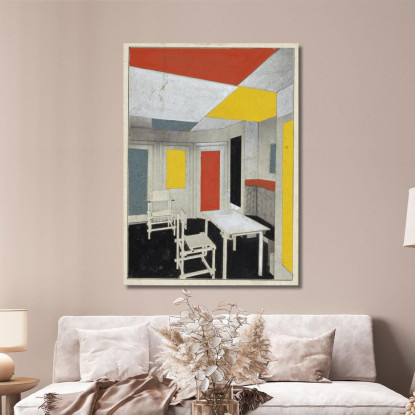 Soluzione Di Colore Theo van Doesburg tvd3 quadro stampato su tela