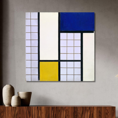 Composizione In Mezzi Toni Theo van Doesburg tvd9 quadro stampato su tela