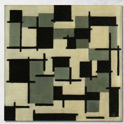 Composizione Xiii Theo van Doesburg tvd10 quadro stampato su tela