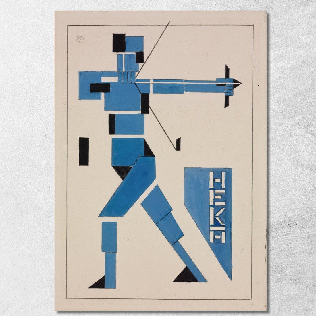 Progetto Per Poster Theo van Doesburg tvd14 quadro stampato su tela Progetto Per Poster Theo van Doesburg tvd14 quadro stampato su tela