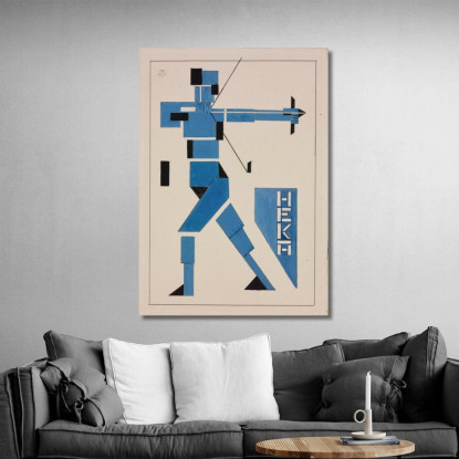Progetto Per Poster Theo van Doesburg tvd14 quadro stampato su tela