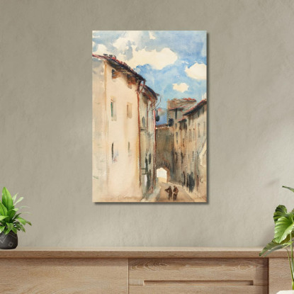 Camprodon Spagna John Singer Sargent jss38 quadro stampato su tela