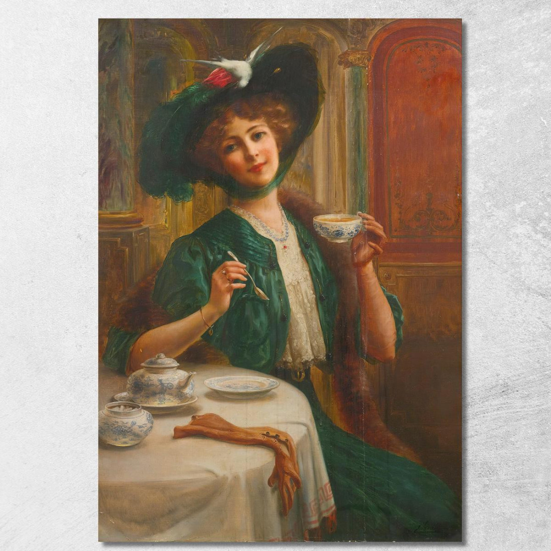 Stile E Grazia Emile Vernon evr13 quadro stampato su tela Stile E Grazia Emile Vernon evr13 quadro stampato su tela