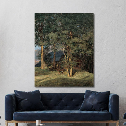 Alberi D'Acero Presso Ischl Ferdinand Georg Waldmüller fgw2 quadro stampato su tela