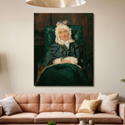 Aloisia Eltz In Poltrona Ferdinand Georg Waldmüller fgw3 quadro stampato su tela