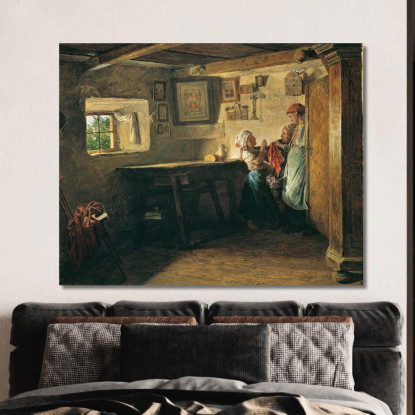 Il Vecchio Baule Ferdinand Georg Waldmüller fgw29 quadro stampato su tela