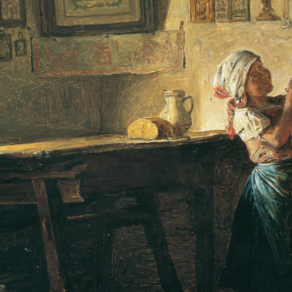 Il Vecchio Baule Ferdinand Georg Waldmüller fgw29 quadro stampato su tela