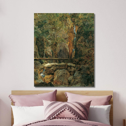 La Gola Del Rettenbach Presso Ischl Ferdinand Georg Waldmüller fgw42 quadro stampato su tela