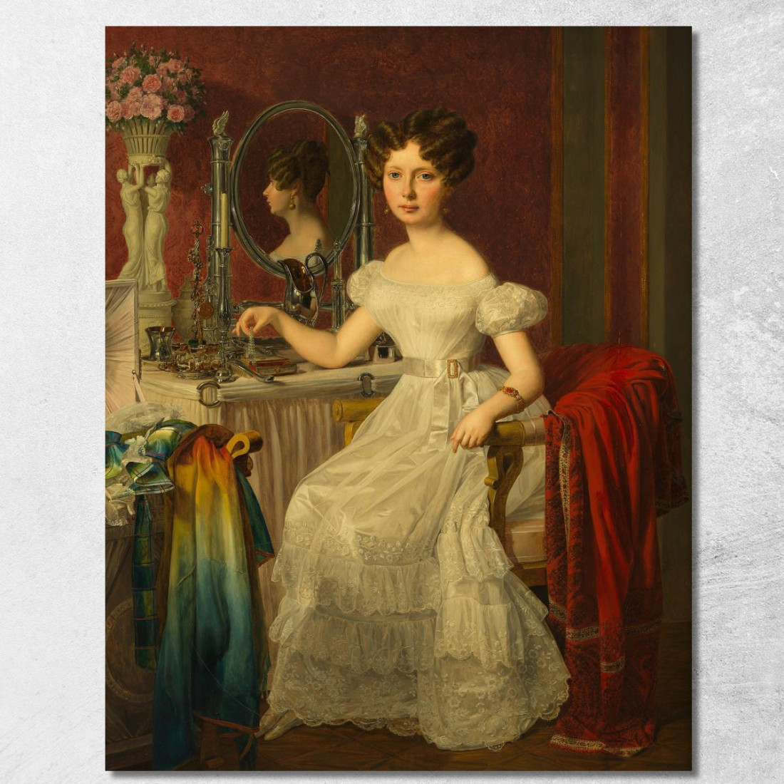 L'Attrice Elise Höfer Ferdinand Georg Waldmüller fgw46 quadro stampato su tela L'Attrice Elise Höfer Ferdinand Georg Waldmüller fgw46 quadro stampato su tela
