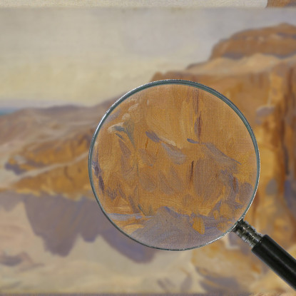 Scogliere A Deir El Bahri Egitto John Singer Sargent jss48 quadro stampato su tela