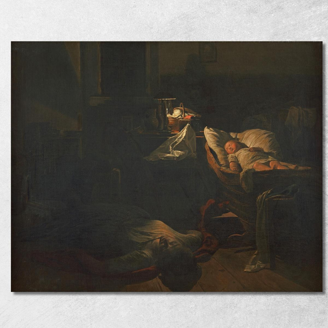 Forza Esausta Ferdinand Georg Waldmüller fgw55 quadro stampato su tela Forza Esausta Ferdinand Georg Waldmüller fgw55 quadro stampato su tela