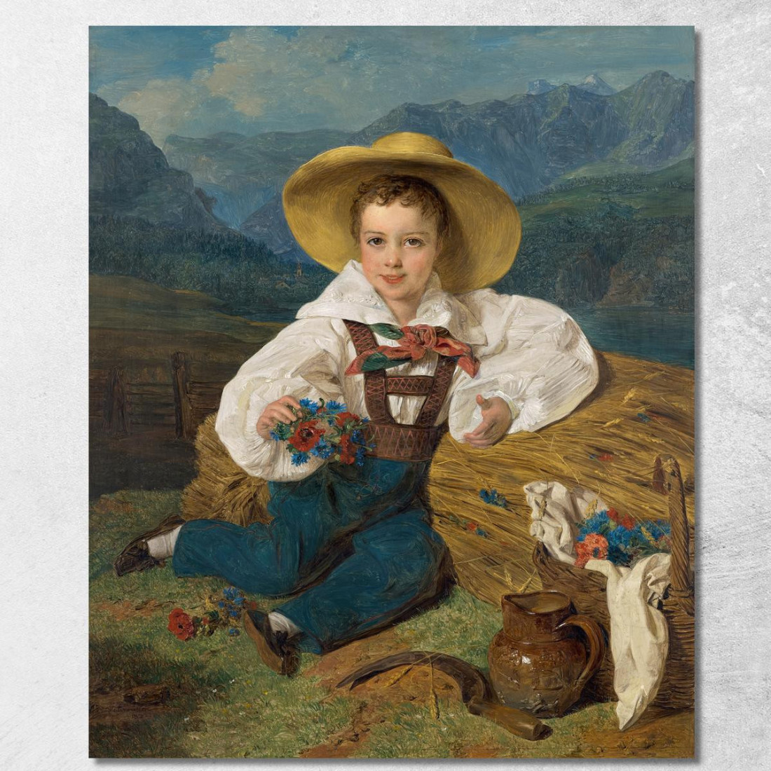 Il Conte Demetrius Apraxin Da Bambino Davanti A Un Paesaggio Montano Ferdinand Georg Waldmüller fgw61 quadro stampato su tela Il Conte Demetrius Apraxin Da Bambino Davanti A Un Paesaggio Montano Ferdinand Georg Waldmüller fgw61 quadro stampato su tela