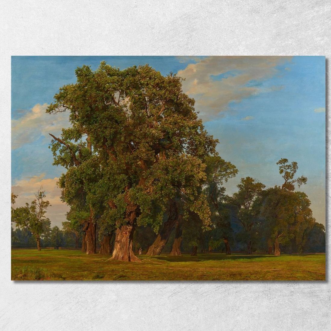 Grande Paesaggio Paterno Ferdinand Georg Waldmüller fgw62 quadro stampato su tela Grande Paesaggio Paterno Ferdinand Georg Waldmüller fgw62 quadro stampato su tela