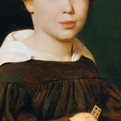 Heinrich Werner (1830-1861) Figlio Della Coppia Johann E Magdalena Werner Ferdinand Georg Waldmüller fgw65 quadro stampato su t