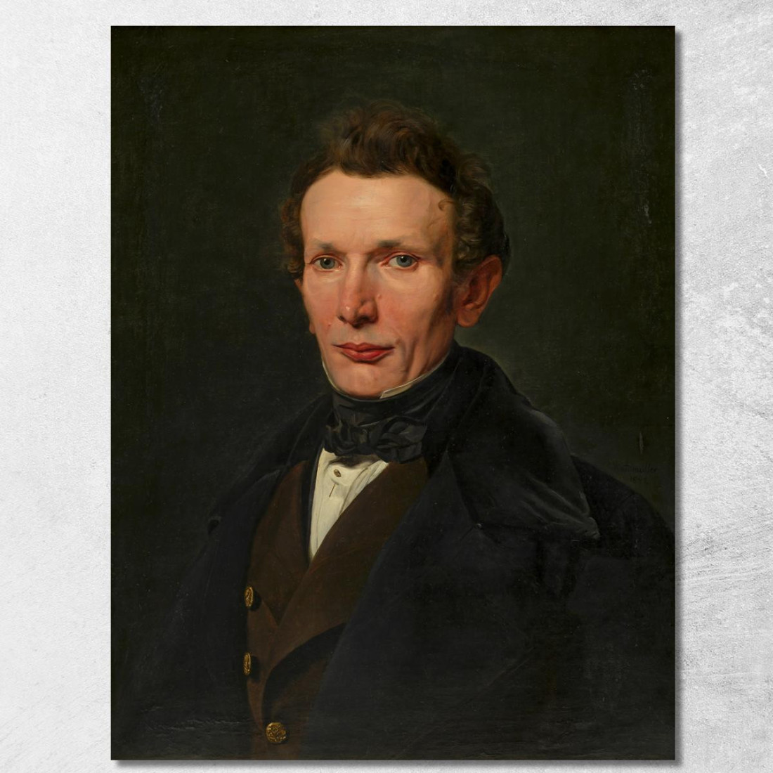 Signor Von Bartsch Ferdinand Georg Waldmüller fgw66 quadro stampato su tela Signor Von Bartsch Ferdinand Georg Waldmüller fgw66 quadro stampato su tela