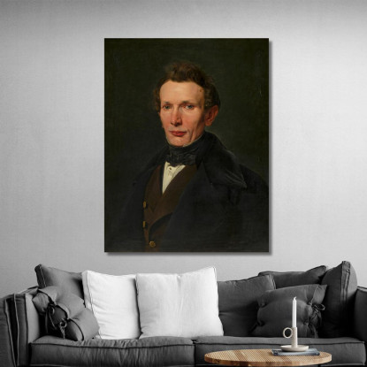 Signor Von Bartsch Ferdinand Georg Waldmüller fgw66 quadro stampato su tela