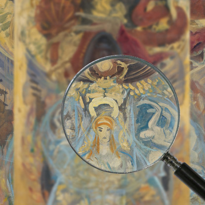 Progetto Per Un Arco John Singer Sargent jss53 quadro stampato su tela
