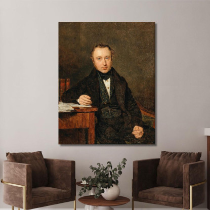 Ritratto Di Josef Von Stadler Ferdinand Georg Waldmüller fgw89 quadro stampato su tela