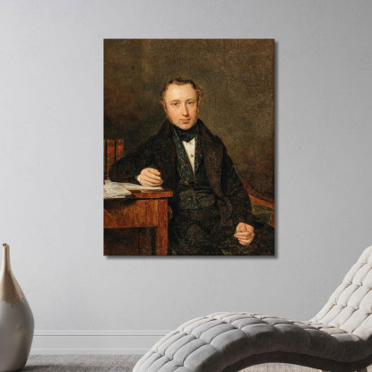 Ritratto Di Josef Von Stadler Ferdinand Georg Waldmüller fgw89 quadro stampato su tela