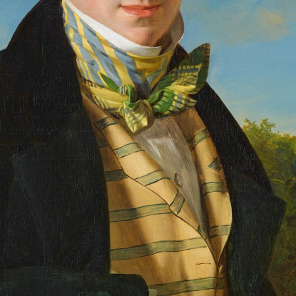 Autoritratto In Giovane Età Ferdinand Georg Waldmüller fgw99 quadro stampato su tela