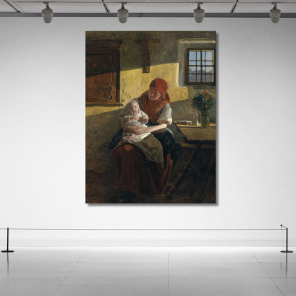 Riposo Domenicale Ferdinand Georg Waldmüller fgw102 quadro stampato su tela