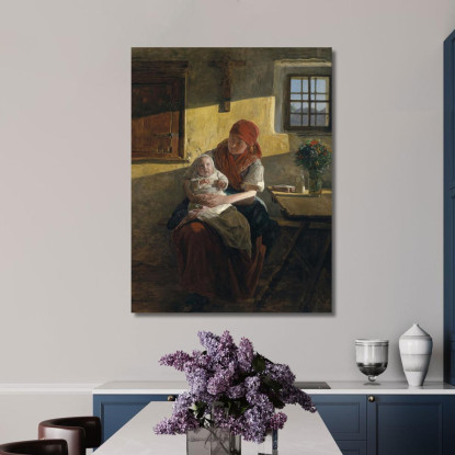 Riposo Domenicale Ferdinand Georg Waldmüller fgw102 quadro stampato su tela