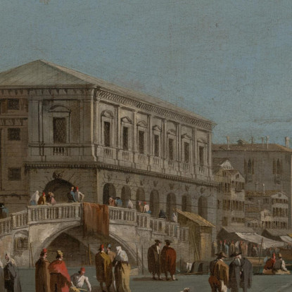 Veduta Del Molo E Della Riva Degli Schiavoni A Venezia Francesco Guardi fgr4 quadro stampato su tela