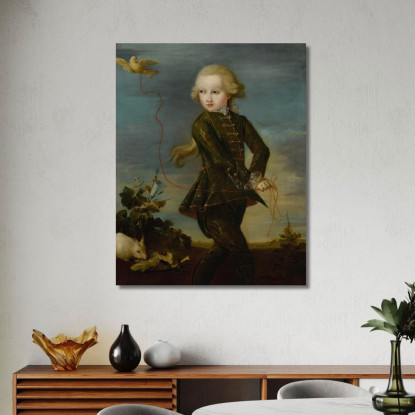 Ritratto Di Un Ragazzo Della Famiglia Gradenigo Forse Ferigo (Nato Nel 1758) Francesco Guardi fgr17 quadro stampato su tela