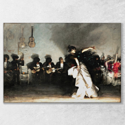 Il Casino John Singer Sargent jss60 quadro stampato su tela