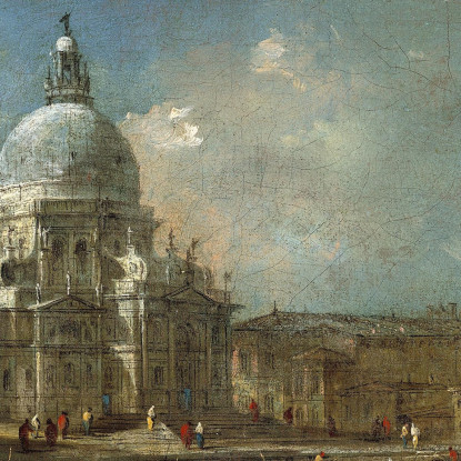 Santa Maria Della Salute Francesco Guardi fgr22 quadro stampato su tela