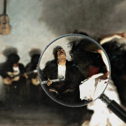 Il Casino John Singer Sargent jss60 quadro stampato su tela