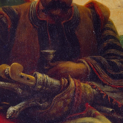 Un Bashi-Bazouk Horace Vernet hvr1 quadro stampato su tela
