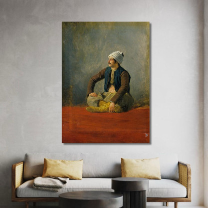 Un Mercante Orientale Horace Vernet hvr5 quadro stampato su tela