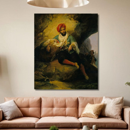 Corrado Il Corsaro Horace Vernet hvr10 quadro stampato su tela
