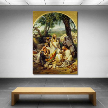 Il Mantello Di Giuseppe Horace Vernet hvr18 quadro stampato su tela