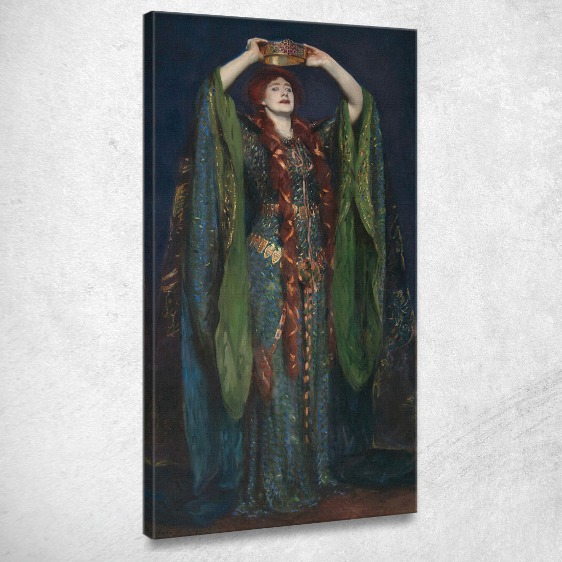 Ellen Terry Nel Ruolo Di Lady Macbeth John Singer Sargent jss67 quadro stampato su tela Ellen Terry Nel Ruolo Di Lady Macbeth John Singer Sargent jss67 quadro stampato su tela