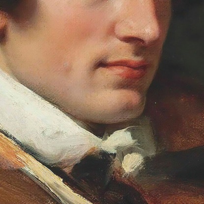 Ritratto Di Charles Auguste De Bériot Horace Vernet hvr27 quadro stampato su tela